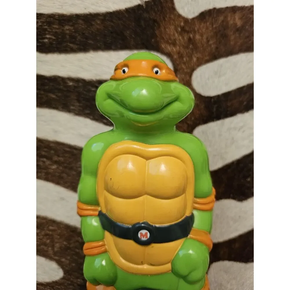 1990 Teenage Mutant Ninja Turtles Michelangelo Flashlight TMNT Happiness Express